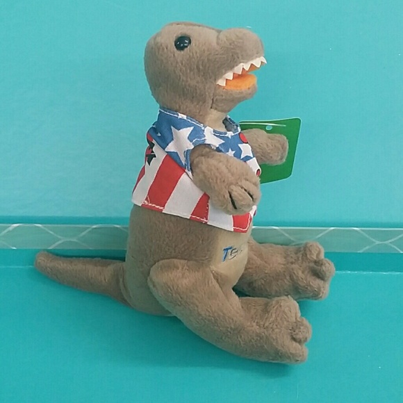 TechRx-Dino with a red, white and blue shirt - Picture 2 of 4
